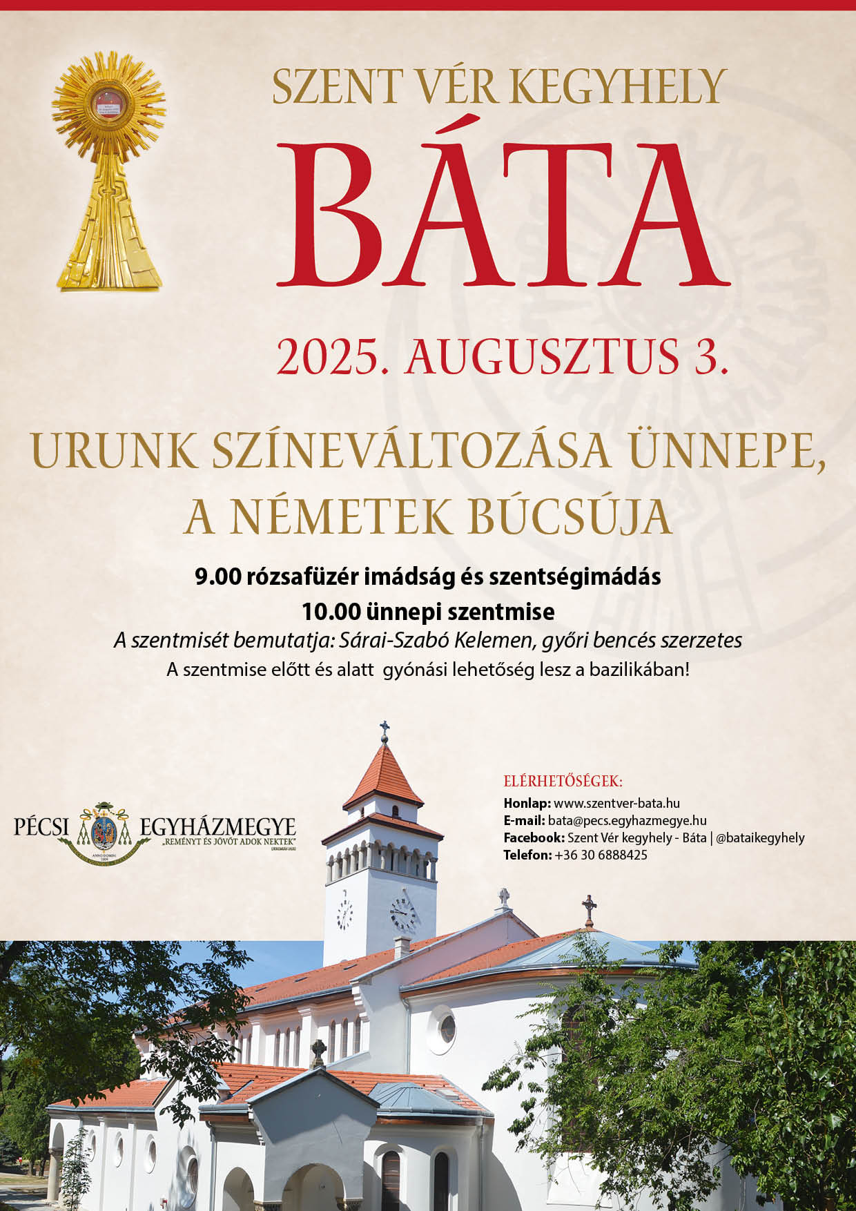 Urunk szinevaltozasa unnepe nemetek bucsuja Batan 2025 A4