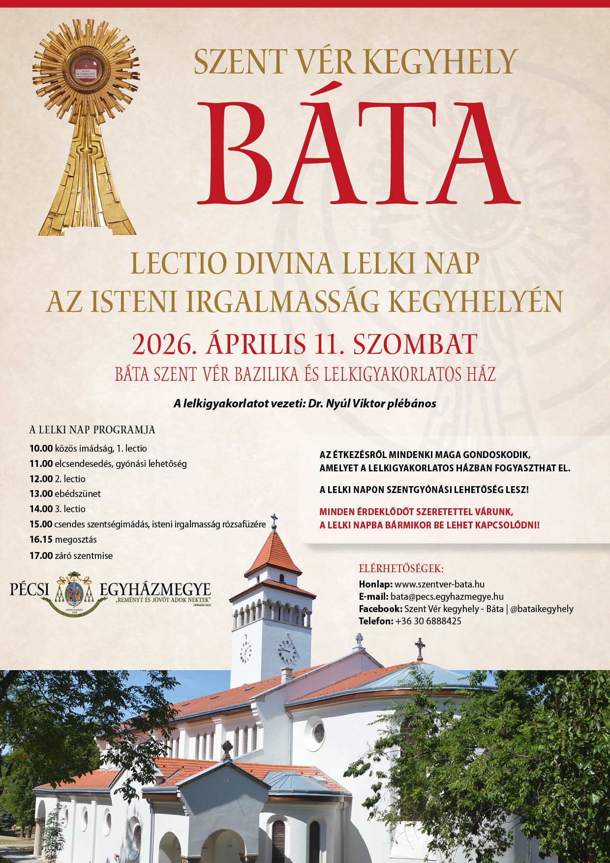 lectio divina plakat 2026 aprilis 11